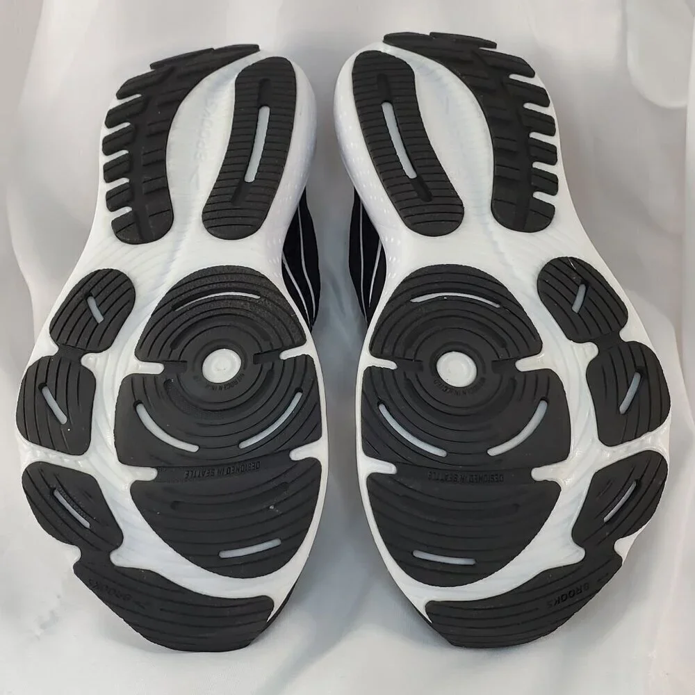 Brooks Glycerin 21 womans Running Shoes 11.5 B Cushion Neutral Black & White